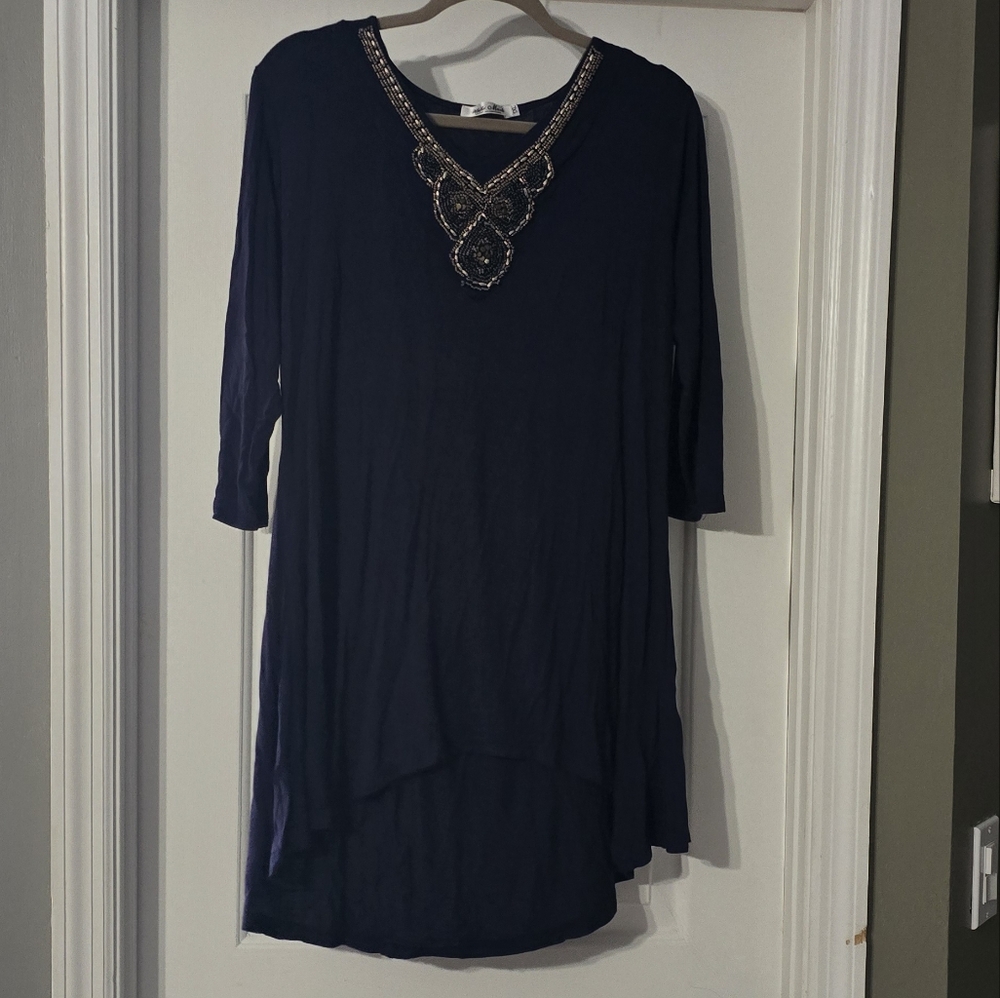 White Mark Maternity Tunic